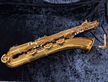 Conn USA Low A Baritone Saxophone in Gold Lacquer, Serial #784229